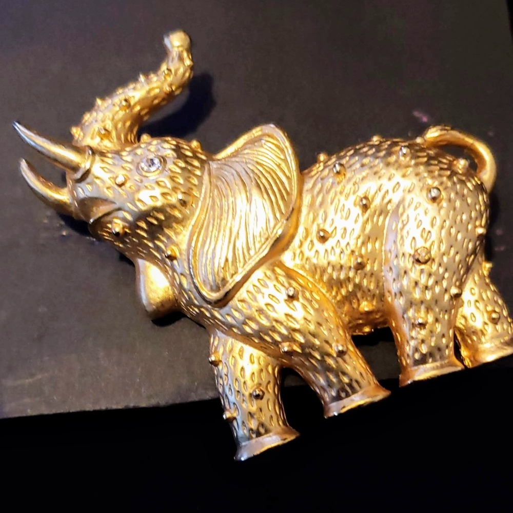 Elephant Brooch